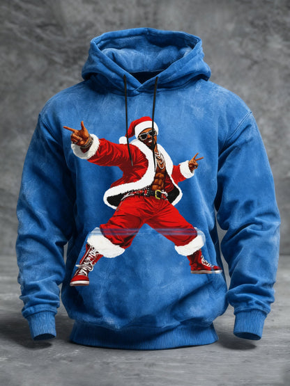 Men's African American Christmas Print Top