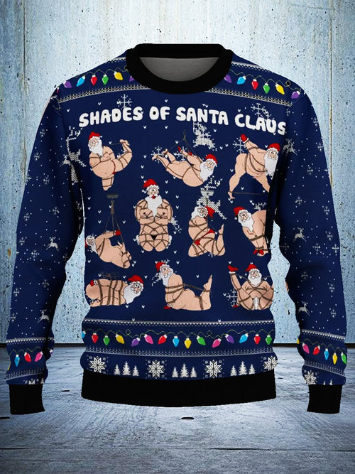Funny Santa Claus Christmas Ugly Sweater