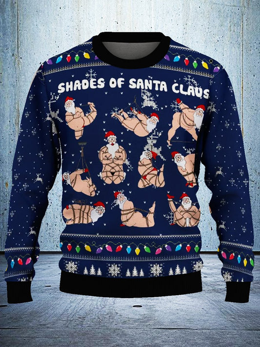 Funny Santa Claus Christmas Ugly Sweater