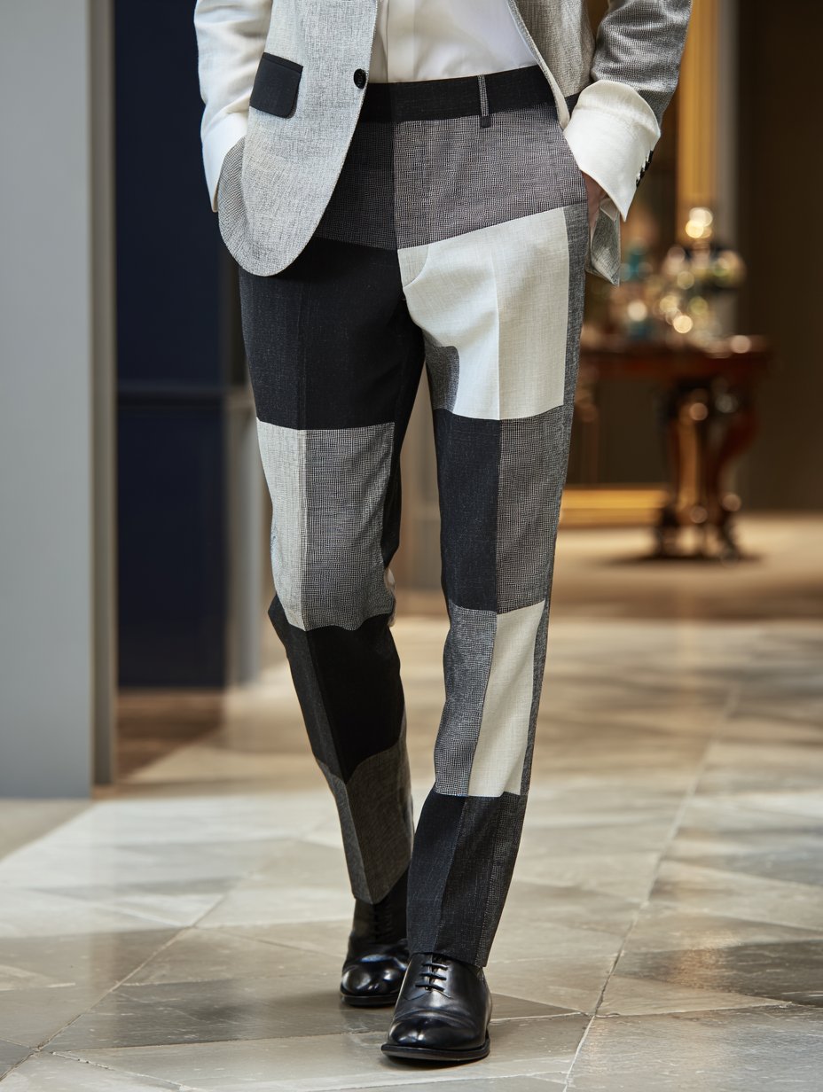 Men's Casual Luxury Suit Trousers