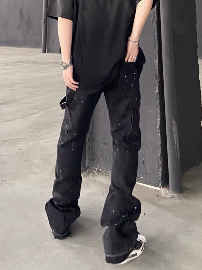 Men's Stylish Graffiti Ink Pants