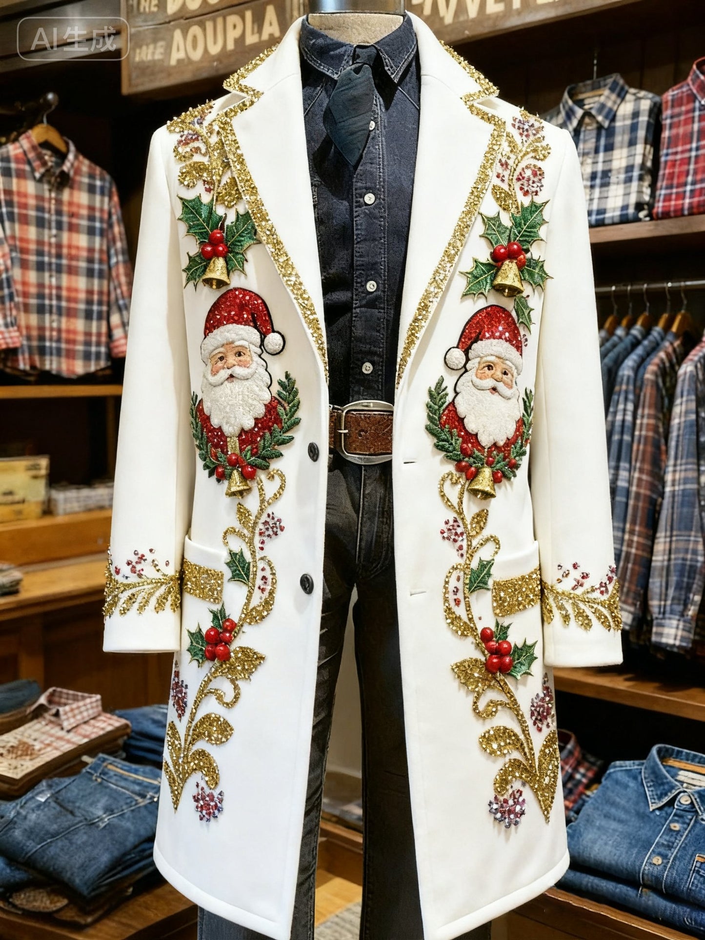Men's Vintage Christmas Party Casual Jacket