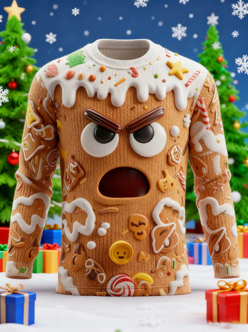 Men's Print Ugly Christmas Sweater