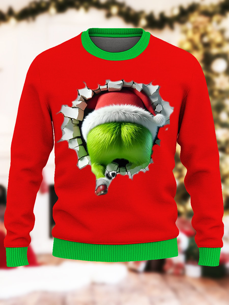 Funny Christmas Green Sweatshirt