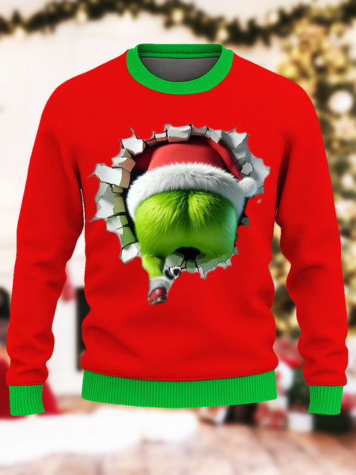 Funny Christmas Green Sweatshirt