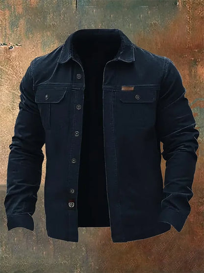 Men's Vintage Outdoor Multi-Pocket Jacket