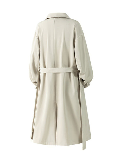 2025 Men's Autumn New American Style Mid-Length Trench Coat