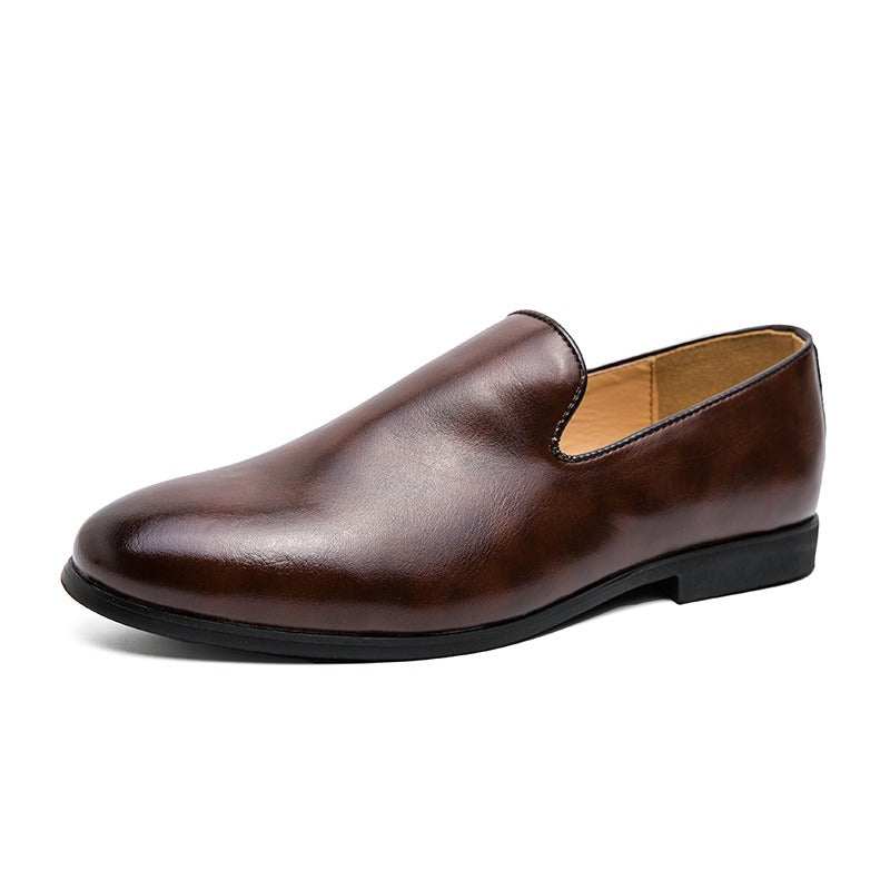 Men PU Solid Color Fashion Business Casual Party Daily Loafers