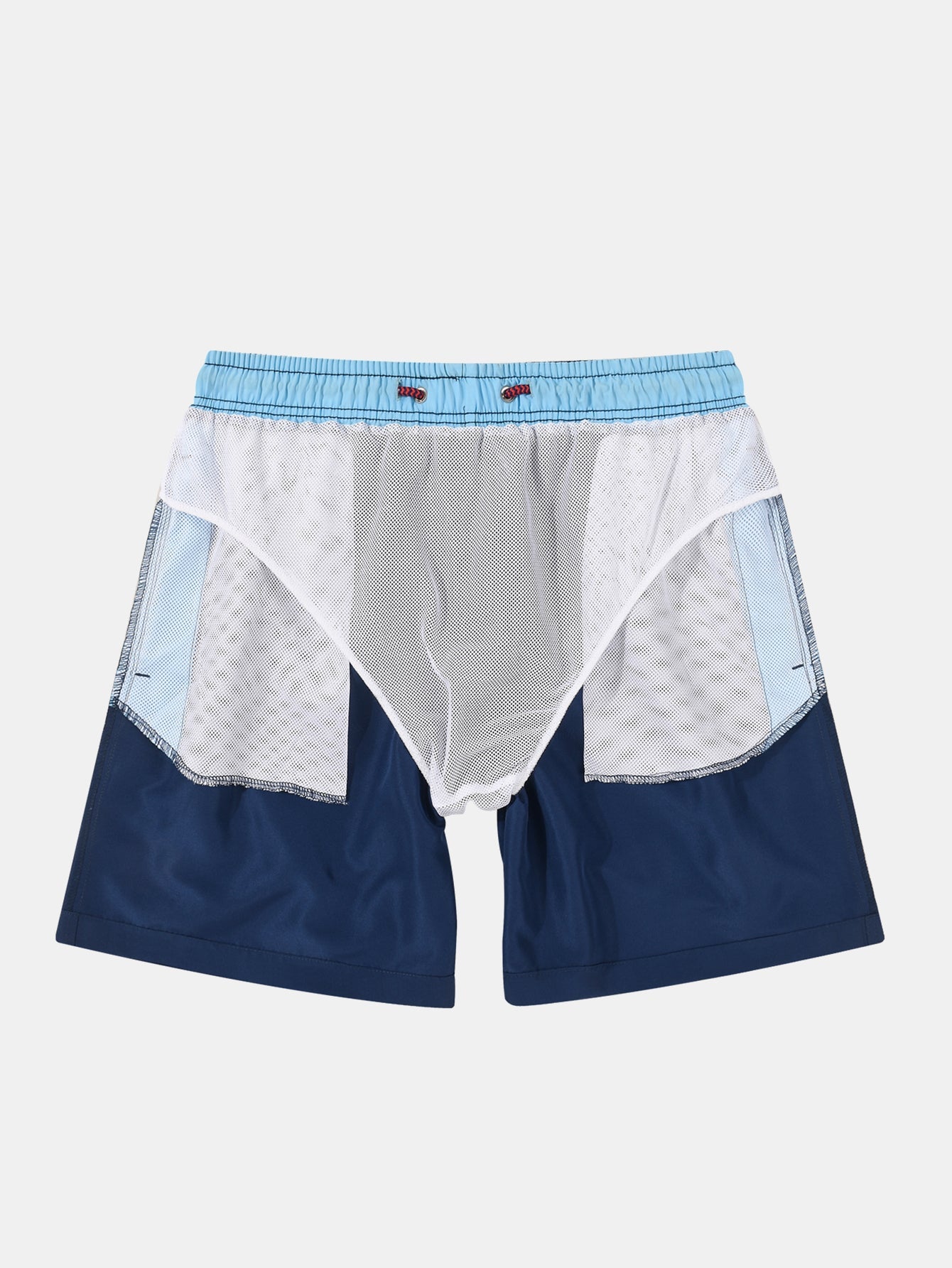 Contrast Waistband Swim Shorts