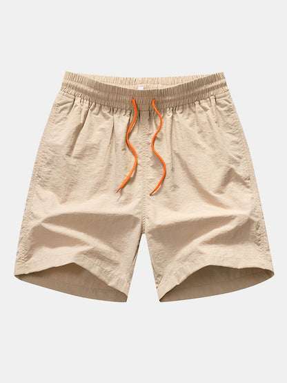 3 Pieces Man Mid Length Drawstring Swim Shorts