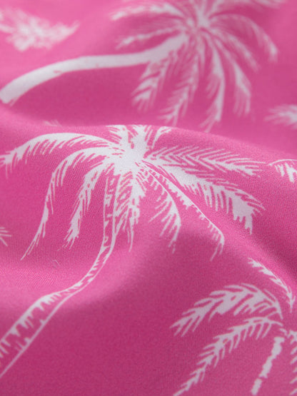 Palm Tree Print Swim Shorts