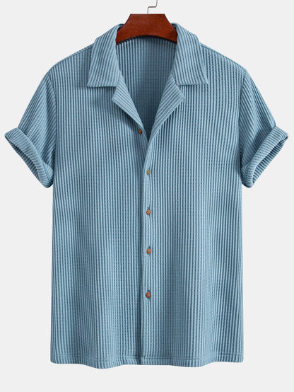 Waffle Button Up Shirt