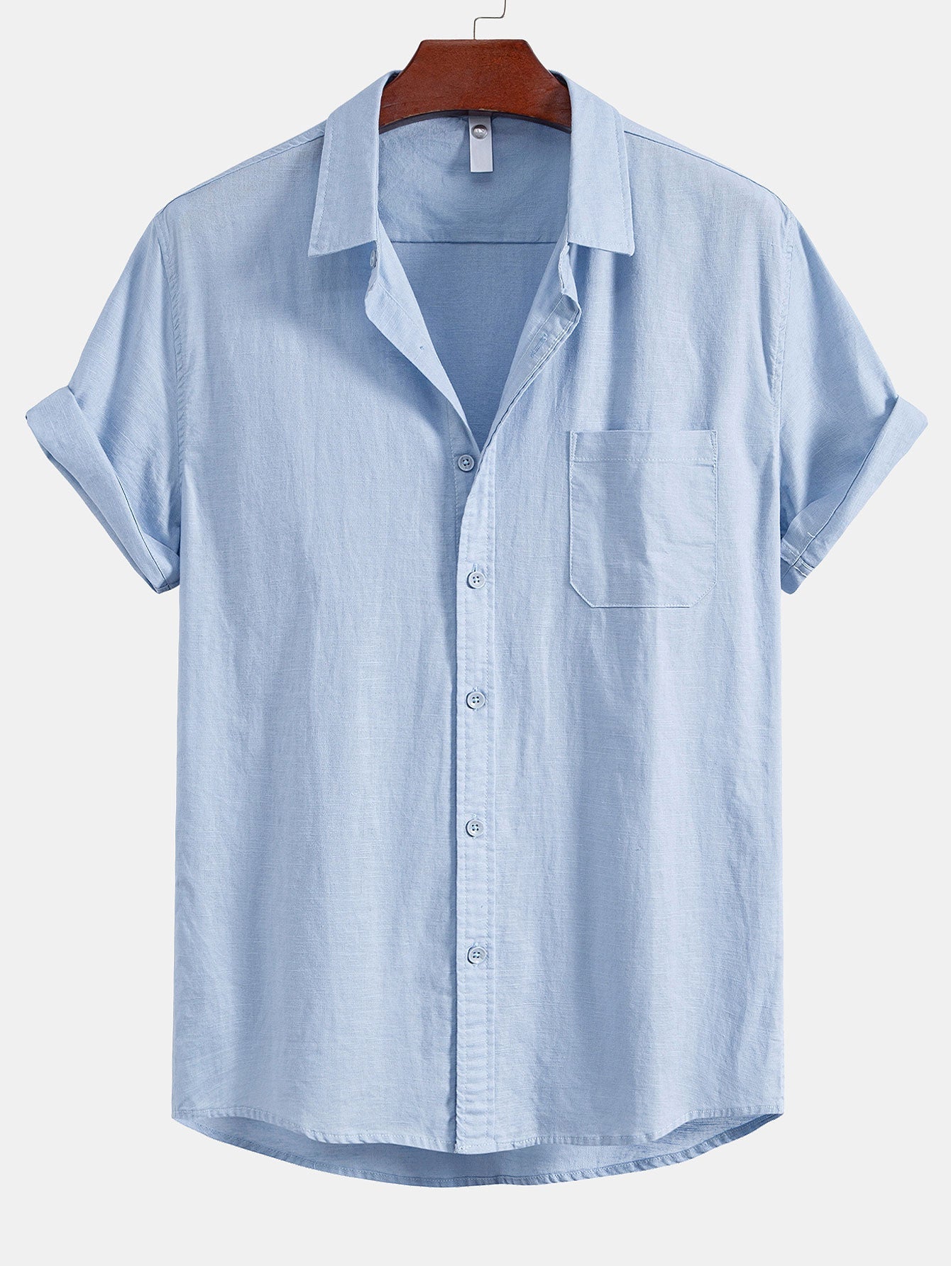 Linen Pocket Button Up Shirt