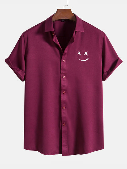 Smile Face Graphic Shirts