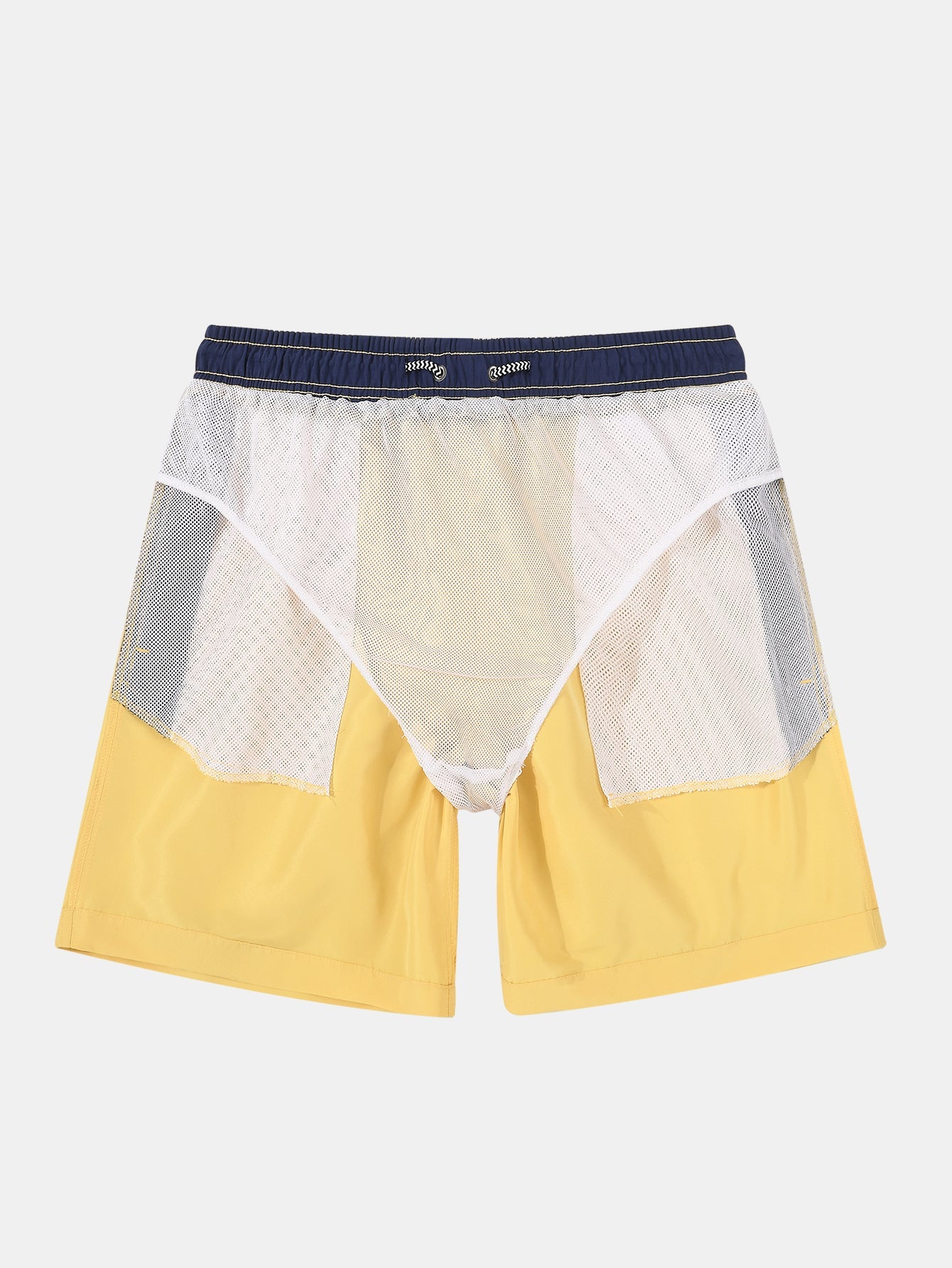 Contrast Waistband Swim Shorts