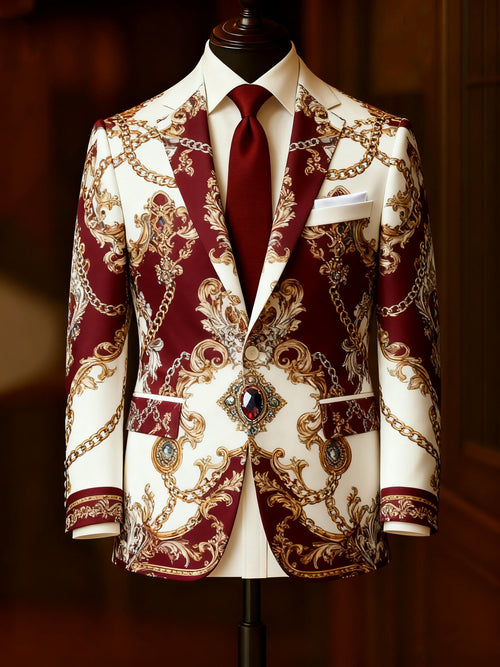 Men's Business Retro Casual Suit Jacket