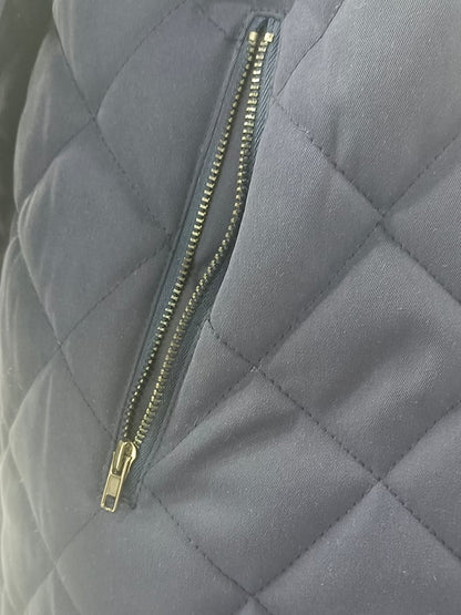 Men's Fashionable Open Pocket Button Design Imitation Leather Velvet Clip Plush Warm Letter Design Jacket