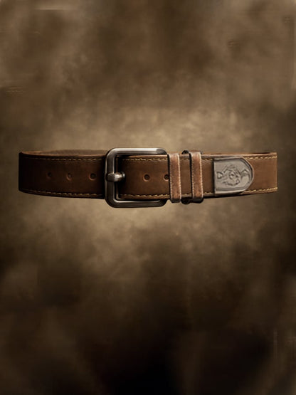Men's Vintage Outdoor Distressed Leather Belt