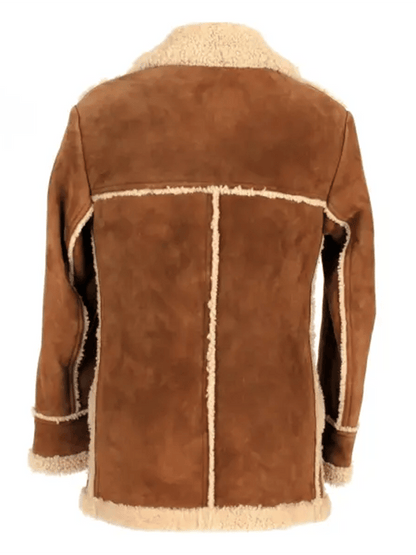 Men's Retro Patchwork Pocket Plush Reverse Collar Outdoor Jacket