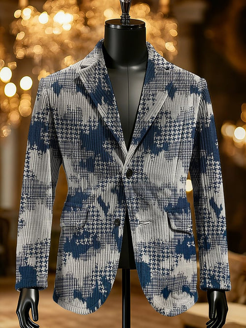 Men's Retro Single Breasted Gentleman's Business Casual Suit Jacket