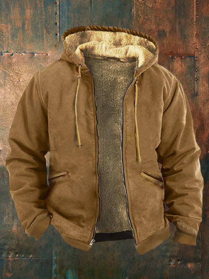 Men's Western Vintage Zip Jacket