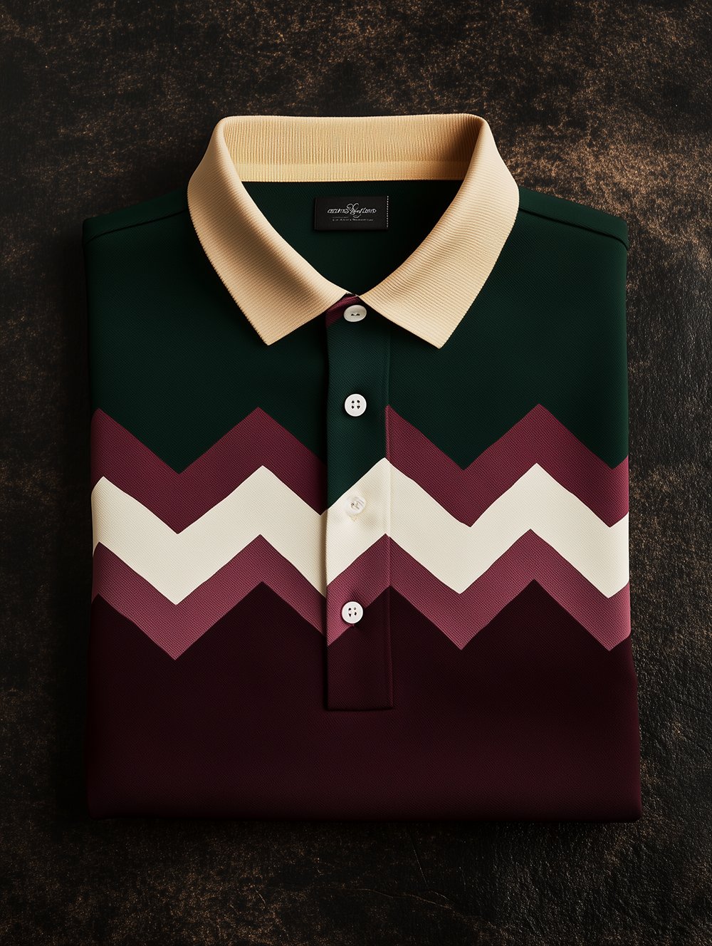 Men's Business Casual Button Short Sleeve Polo Shirt