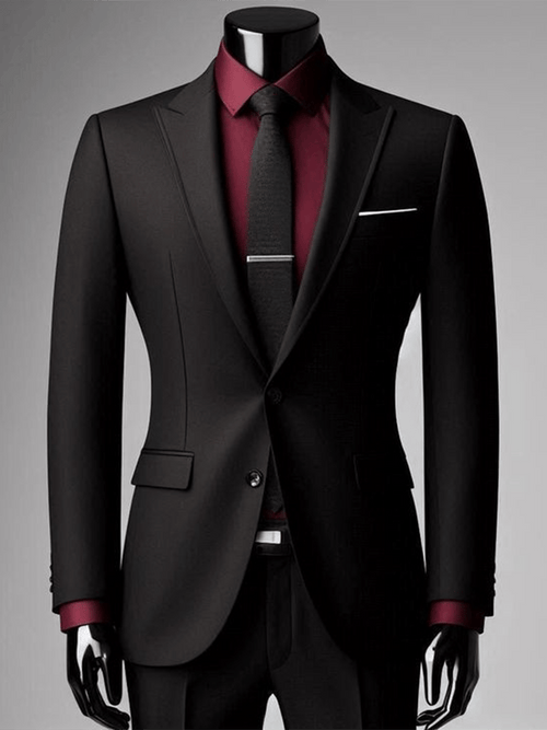 Men's Luxury Business Solid Color Blazers