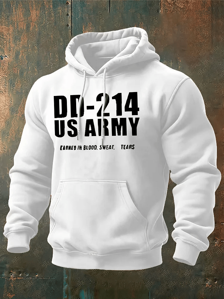 Men's Veteran Print Hoodie