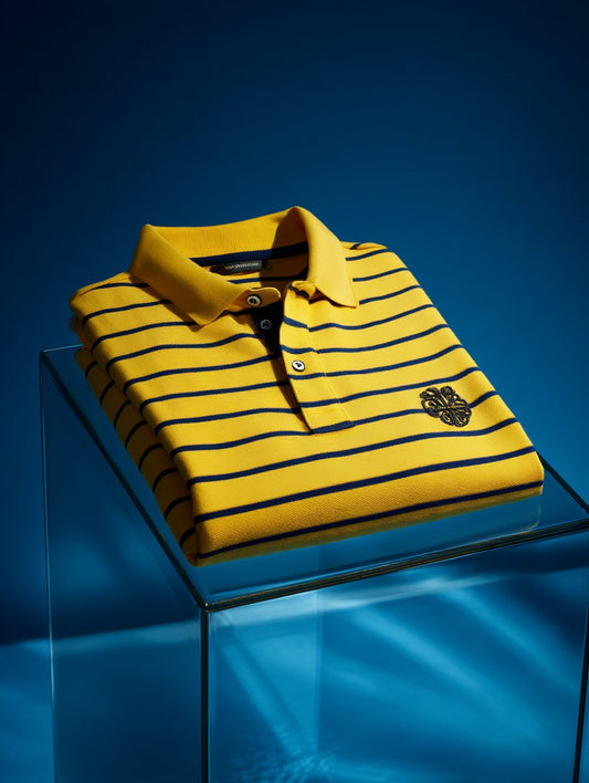 Men's Business Casual Button Short Sleeve Polo Shirt