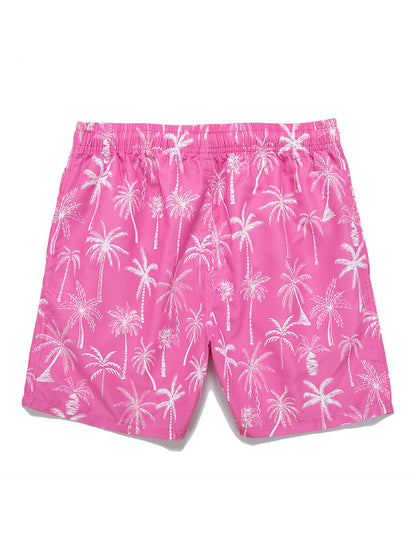 Palm Tree Print Swim Shorts
