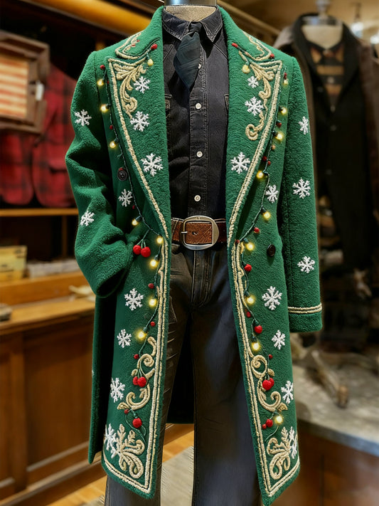 Men's Vintage Christmas Party Casual Jacket