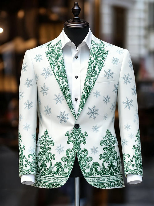 Men's Business Casual Christmas Suit Outerwear