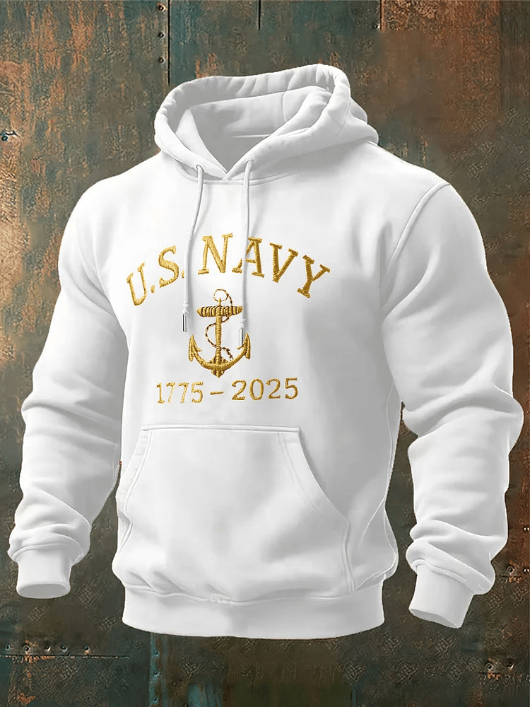 Men's US Veteran Print Hoodie