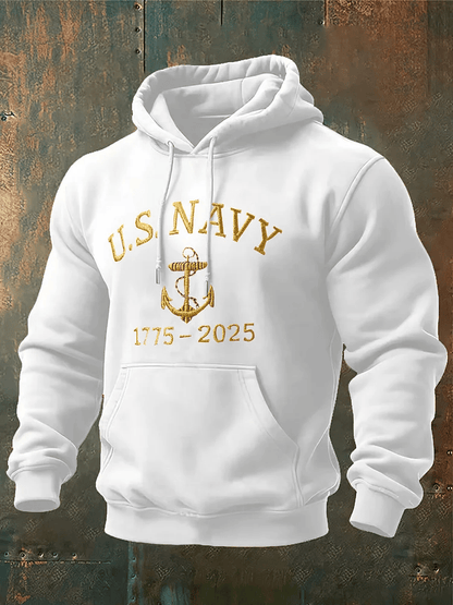 Men's US Veteran Print Hoodie
