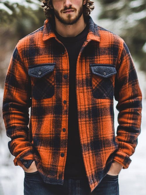 Men's Casual Striped Jacket