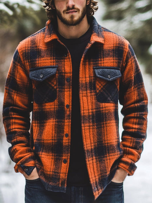 Men's Casual Striped Jacket