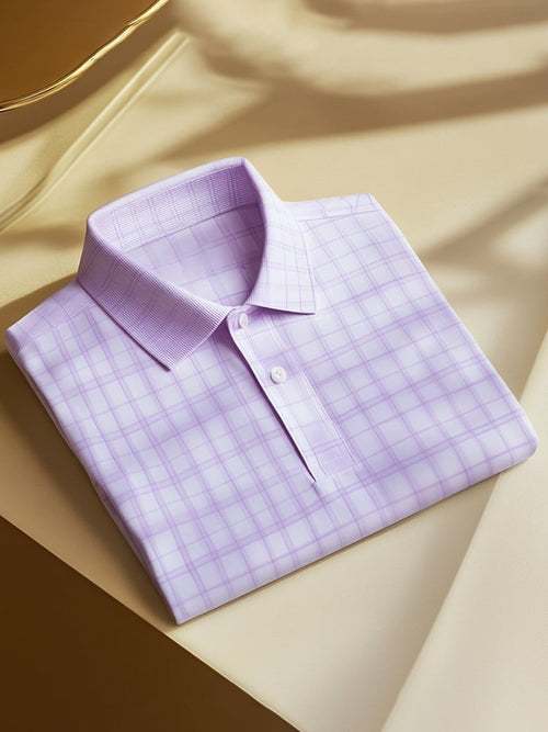 Men's Classic Business Logo Button Short Sleeve Polo Shirt