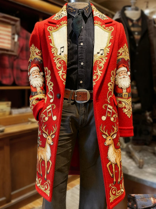 Men's Vintage Christmas Party Casual Jacket