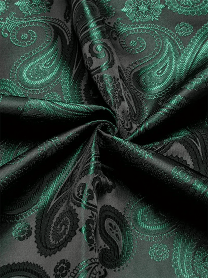 Men's Silk Business Luxury Design Printed Long Sleeve Shirt