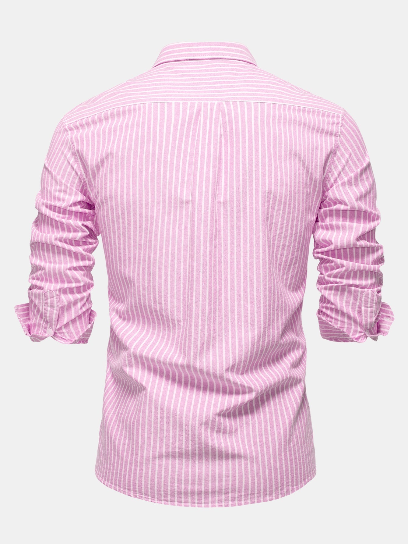 Cowboy Embroidery Cotton Stripe Shirt