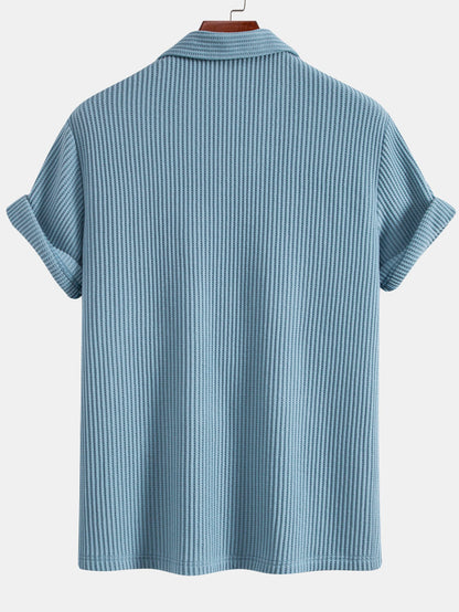 Waffle Button Up Shirt
