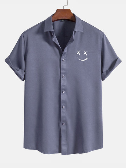 Smile Face Graphic Shirts