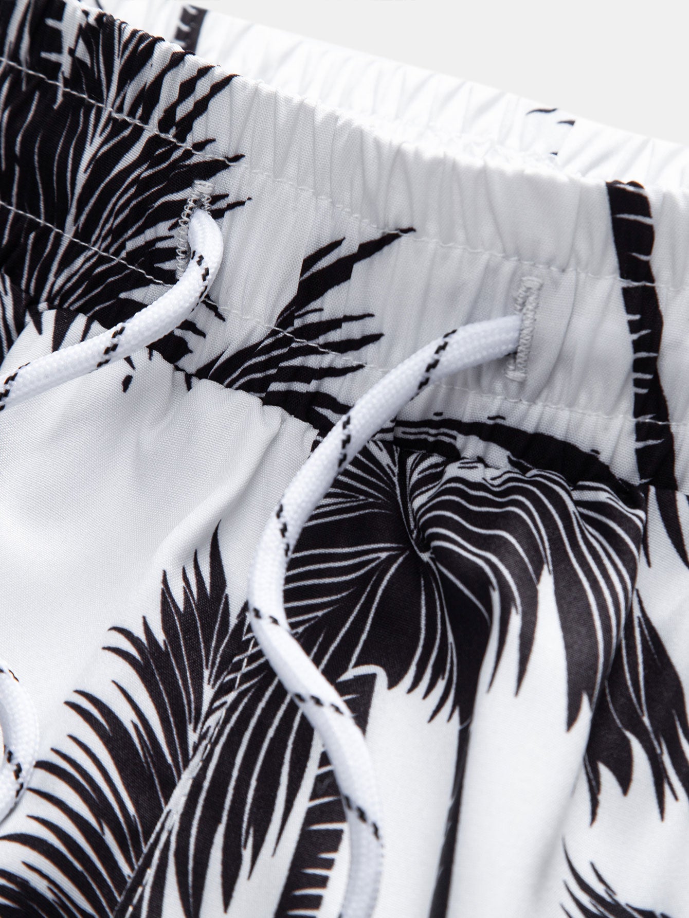 Palm Tree Print Swim Shorts