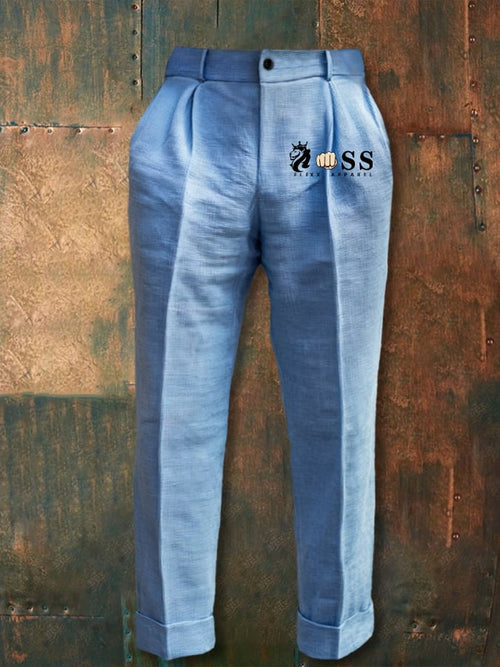 Men's Casual Business All-Match Textured Trousers