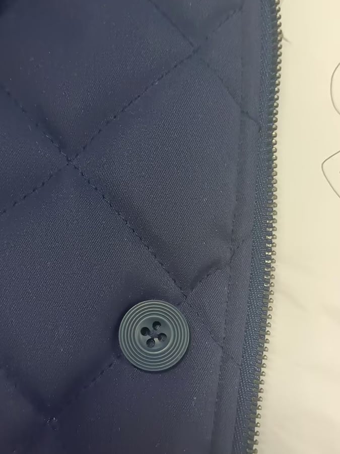 Men's Fashionable Open Pocket Button Design Imitation Leather Velvet Clip Plush Warm Letter Design Jacket