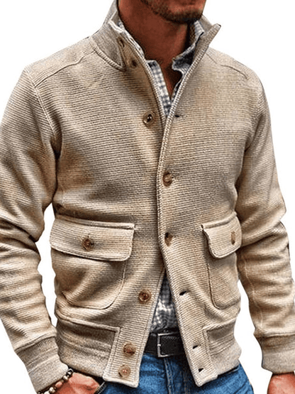 Men's Western Outdoor Vintage Multi-Pocket Jacket