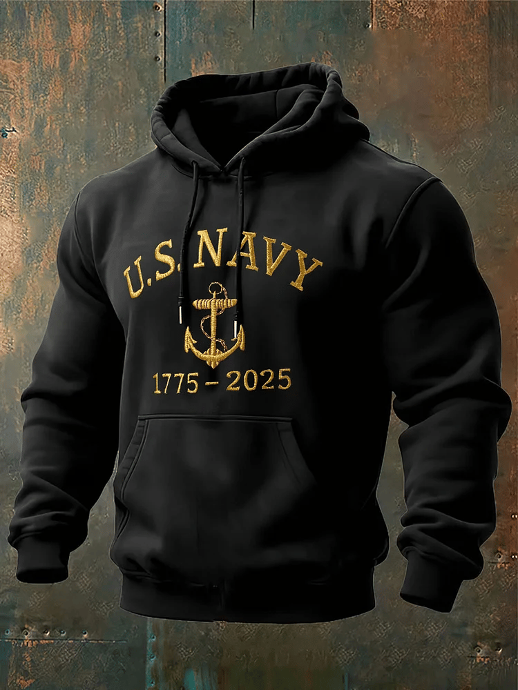 Men's US Veteran Print Hoodie