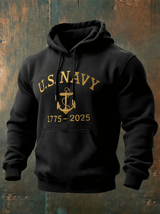 Men's US Veteran Print Hoodie