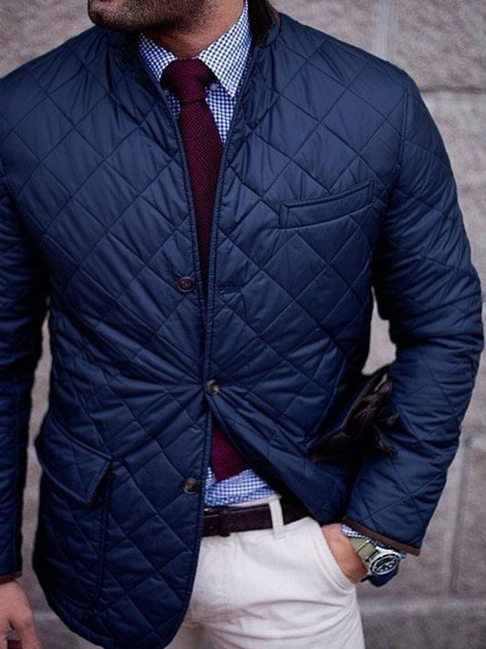 Men's Retro Pleated Cotton Casual Coat