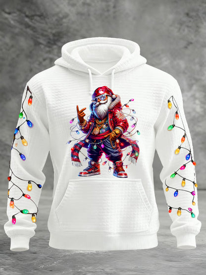 Men's Santa Claus Print Hoodie